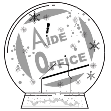 logo de Noël et fêtes de fin d'année de Aide Office